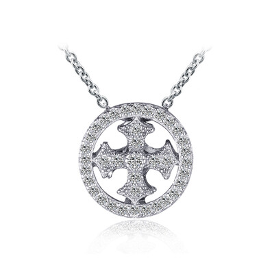 

Maltia Sterling Silver Tiny Cross Charm Very Thin Box Chain Necklace