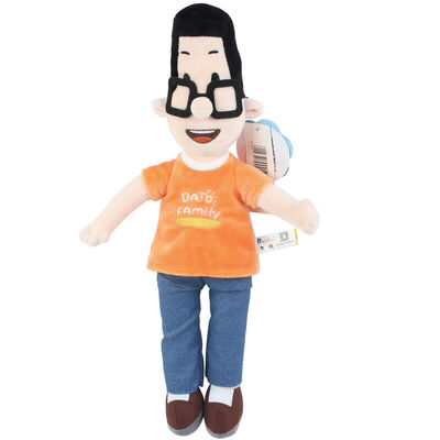 

Jingdong supermarket] Bei cool (Beiku) big head son and small head daddy plush toy doll cartoon doll doll birthday gift son son trumpet 32cm