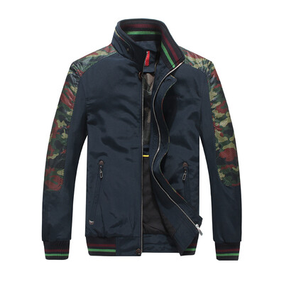 

M-3XL Plus Size Fashion Casual Men Jacket Thick Stand Collar Zipper Warm Jackets Cheap-clothes-china