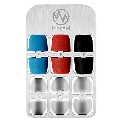 

Macaw) M4 Silicone Loose Ear Ear Ear Earrings Multicolor Sponge Ear