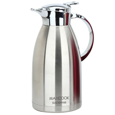 

Jingdong supermarket the United States kitchen maxcook insulation kettle 304 stainless steel vacuum insulation pot 2L character jazz series MCB393