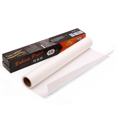 

[Супермаркет] Наука кухня Jingdong шеф-повара СДЕЛАНО 10 м силиконовую бумагу маслом бумагу пергаментную бумагу выпечки лоток печи для выпечки бумажного листа толщиной 10 м двухсторонняя силиконовая бумага WK9135