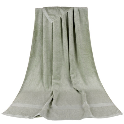 

Bamboo Kam Towel Home Textiles Bamboo Fiber Reinforced Plain Purity Yellow Bath Towel Thicker Plus Soft Gray 588g Article 70 ×