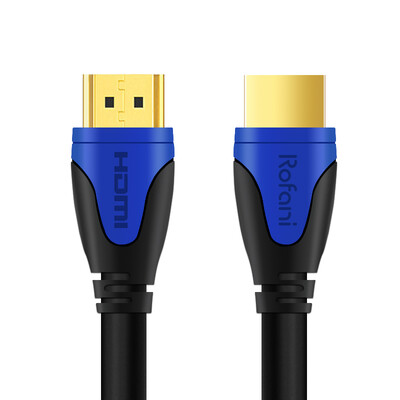 

Rofani A5 HDMI Digital HD Adapter 2.0 Поддержка Ultra-Clear 2k * 4k Разрешение 3D-функции ТВ-адаптер / адаптер проектора 1,5 м