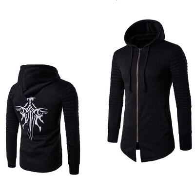 

Men Casual Pressure Cotton Hoodie Coat