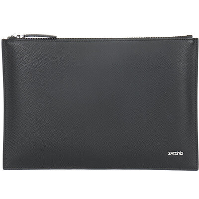 

SATCHI Mens Handle Wrapper Mens High-end Atmosphere Clutch EQ56517-1H Black