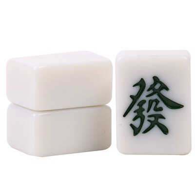 

Jiesheng Mahjong first class mahjong brand hand hand mahjong mahjong hand 42mm emerald green