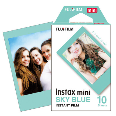 

Fuji (FUJIFILM) INSTAX an imaging camera MINI photo paper (film) sky blue