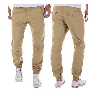 Mens Cotton trousers Sport Casual Harem Pants