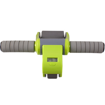 

Pew Extra Special POVIT Calorie Electronic Counting Bibby Belt Abdomen Vest Line Fitness Equipment Home Folding Roller Abdomen Wheel Green P-9108