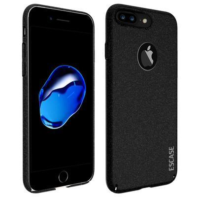 

ESCASE Apple iPhone7PLus phone shell protective case Apple 7 mobile phone shell anti-drop iPhone7 phone all-inclusive hole hard shell elegant matte black