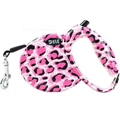 

Sidel автоматическая выдвижная поводок собаки розовый 3m Золотистый ретривер собака маленькая собака Тедди VIP использовать тяговый канат поводок