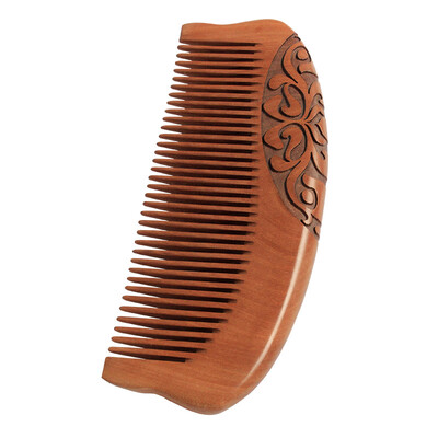 

Jingdong supermarket] Jing Hui think of a JH0136 natural gold wire sandalwood comb hand-polished thick teeth half moon comb