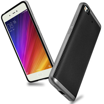 

KOOLIFE Hornet millet 5S mobile phone case silicone shatter-resistant soft shell all-inclusive shell for millet 5s mobile phone dark gray