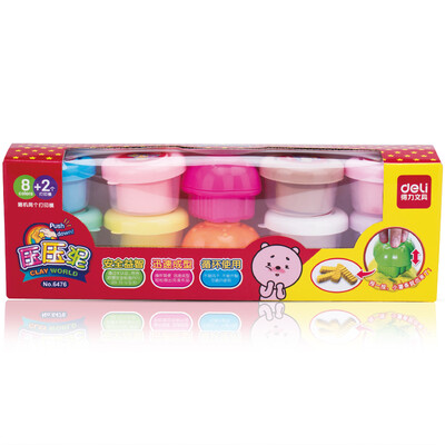 

Effective (deli) 6476 add 8 color mud / pressure mud (within the two random imprinting mold)