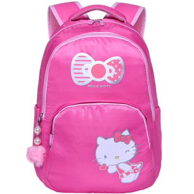 

Hello Kitty (hellokitty) leisure bag fresh and simple light casual backpack primary and secondary school students KTM0004A rose red