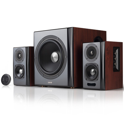 

Cruiser (EDIFIER) S201 полностью функциональный HIFI активный 2,1 стереосистема ТВ звуковые компьютерные колонки