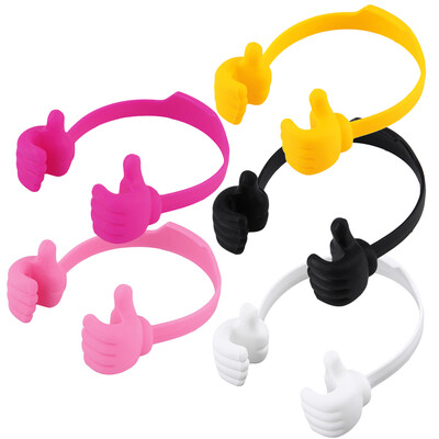 

Portable Cute Thumb Mobile Phone Cradle Desk Stand Bracket Holder Mount