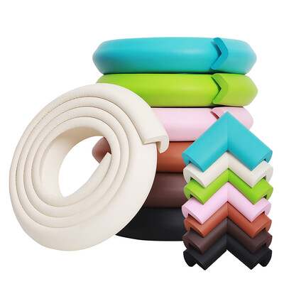 

Yarman Eslite eudemon baby anti-collision bar baby protection strip edge protection strip thickened 4 m 8 horns brown