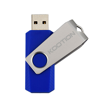 

Blue Metal Swivel USB Memory Stick 20 Flash Drive Pen Drive 16GB 32GB 64GB