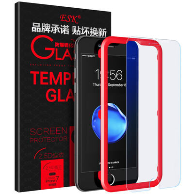 

ESK iPhone8 / 7 / 6s / 6 анти-синяя стальная пленка Apple 8/7 / 6s / 6 стеклянная пленка для мобильного телефона с высоким разрешением экран взрывозащищенная защитная пленка (артефакт подарочной пленки) -JM126