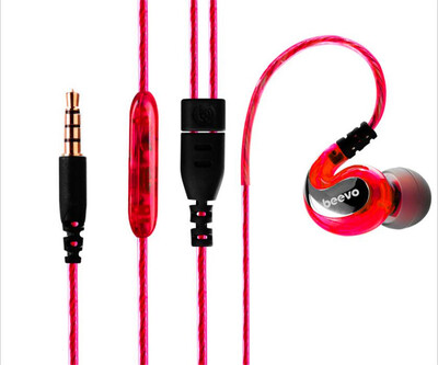 

EM390 Waterproof Sweatproof Sports/Running/Outdoors Headset Headphones, in-ear Earphones Earbuds with Mic for iPhone Samsung iPod
