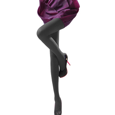 

Jingdong supermarket] Baona Si (BONAS) A7268 280D spring and autumn in the pantyhose silk fibrous material super soft velvet socks 2 pieces of black + gray