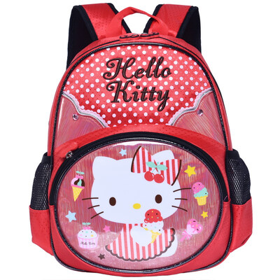 

Hello Kitty (hellokitty) сумка для детского сада милый свет случайный простой детский рюкзак сумка CC-HK3222R красный