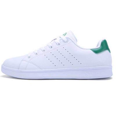 

[Jingdong Supermarket] Xtep (XTEP) special step men's shoes shoes casual shoes sports shoes skateboard shoes men white shoes 983219319266 white green 39 yards