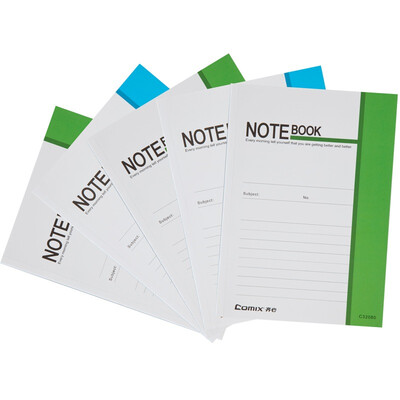 

Согласованный (COMIX) C4515 витки спирали в связанной A5 80 настоящего узел 6 страниц Цвета