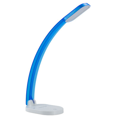 

Jingdong Supermarket] Guan Ya LED desk lamp simple touch stepless dimming office bedroom bed reading lamp V106 rainbow light blue