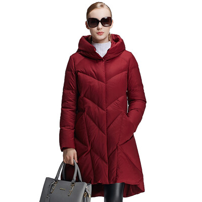 

Pierre cardin 23C3665 female fashion urban leisure long down jacket black XL 175