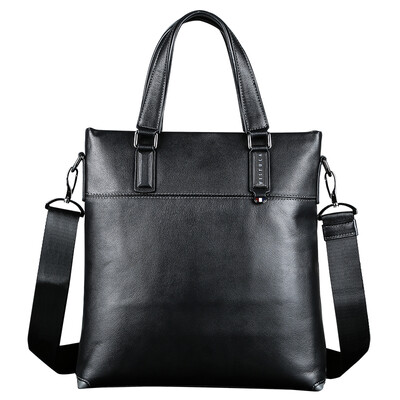 

VIAULA (VISTULA) мужской деловой портфель первый слой кожаной кожаной сумочки вертикальной секции мужская сумка 11084-2110 черный