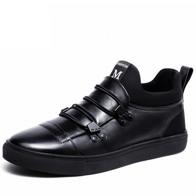 

Haotton (HAUT TON) men's shoes British men's casual shoes leather shoes B116 black 39 yards