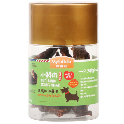 

Mai Fudi Myfoodie собаку Закусочная закуски говядина 200г маленькие собаки щенки