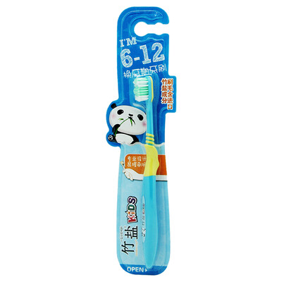 

LG bamboo salt 6-12 year-old toothbrush toothbrush (two colors randomly sent