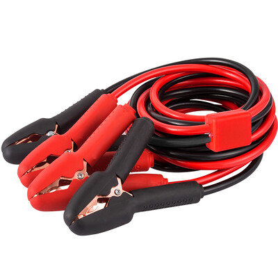 

Car battery along the way to take the fire line of pure copper 4 meters with voltage overload protector reminder light wire battery clip connection fire all copper cross Jianglong N06