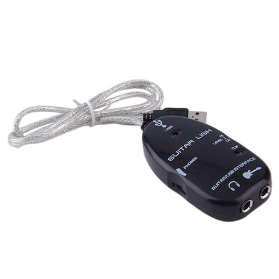 

Electric Guitar to USB Interface Audio Link Cable Music Recording Adapter