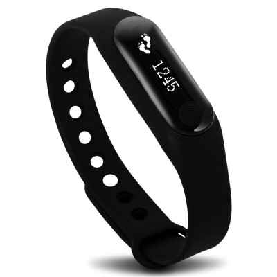

Full pass H5 smart bracelet micro letter mobile information display call reminders USB direct charge waterproof waterproof monitor men and women health watch support Apple millet phone blue