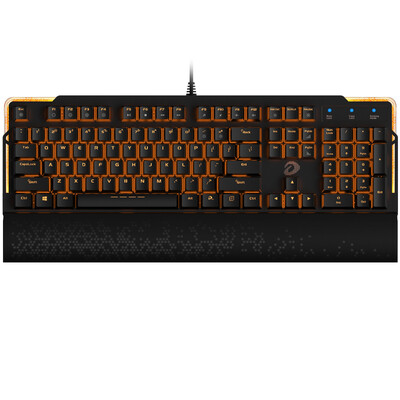 

Darwin dare-u EK815 104-key orange backlit full-key no flush flow game mechanical keyboard black green axis