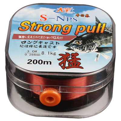 

Taiyu finished product line main line fishing gear fishing line strong pull 200 meters line number 15 TY1008 coffee