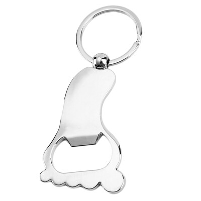 

Cool Metal Foot Palm Shape Beer Bottle Opener Key Chain Keyring Hanging