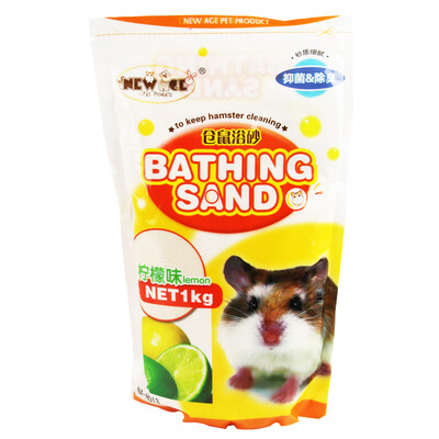 

Newjang hamsters bath sand gold wire beaches bath sand bath hamster urine sofa supplies strawberry flavor 1Kg
