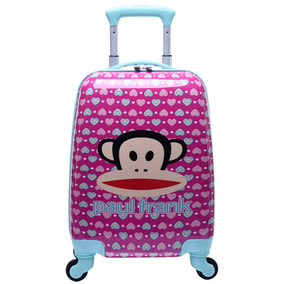 

Пол Франк (Пол Франк) студенты детей тележки чемодан мужчины и женщины интернаты чемодан заклинателю 16 дюймов розовый PKY2115B