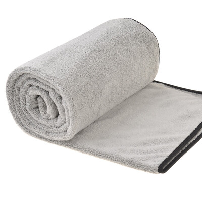 

Card Holder CarSetCity Large Coral Fleece Car Wash Towel Wiper Cloth Car Towel Thicker Bath Towel Single Set 160 × 60cm Gray