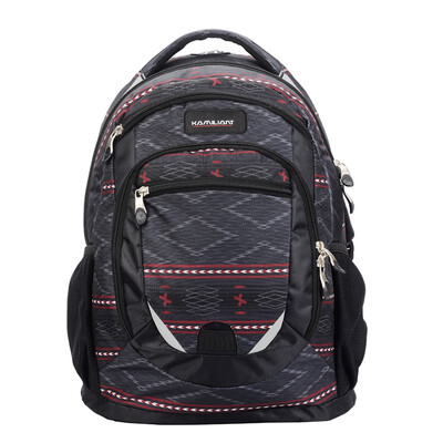 

[Новая красота] Камили Лонг (Kamiliant) Monsta личность прохладно большой емкости компьютер рюкзак мужской студенческий мешок 39Q * 39001 черная печать