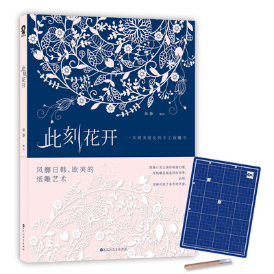 

此刻花开一本精美绝伦的手工纸雕书