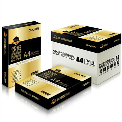 

Deli 3595A4 Platinum Copy Paper 80g 500 sheets pack 5 packs box
