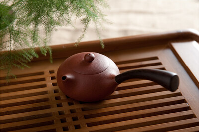 

Xishi Tang Yu Ebony Side Handle Zhuni Teapot 90ml 3oz