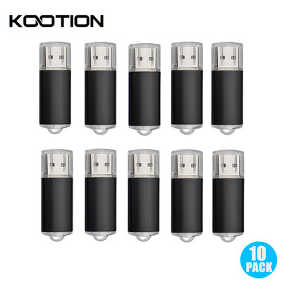 

10 Packs USB Flash Drive 2.0 Pen Drive 1GB 2GB 4GB 8GB 16GB Black